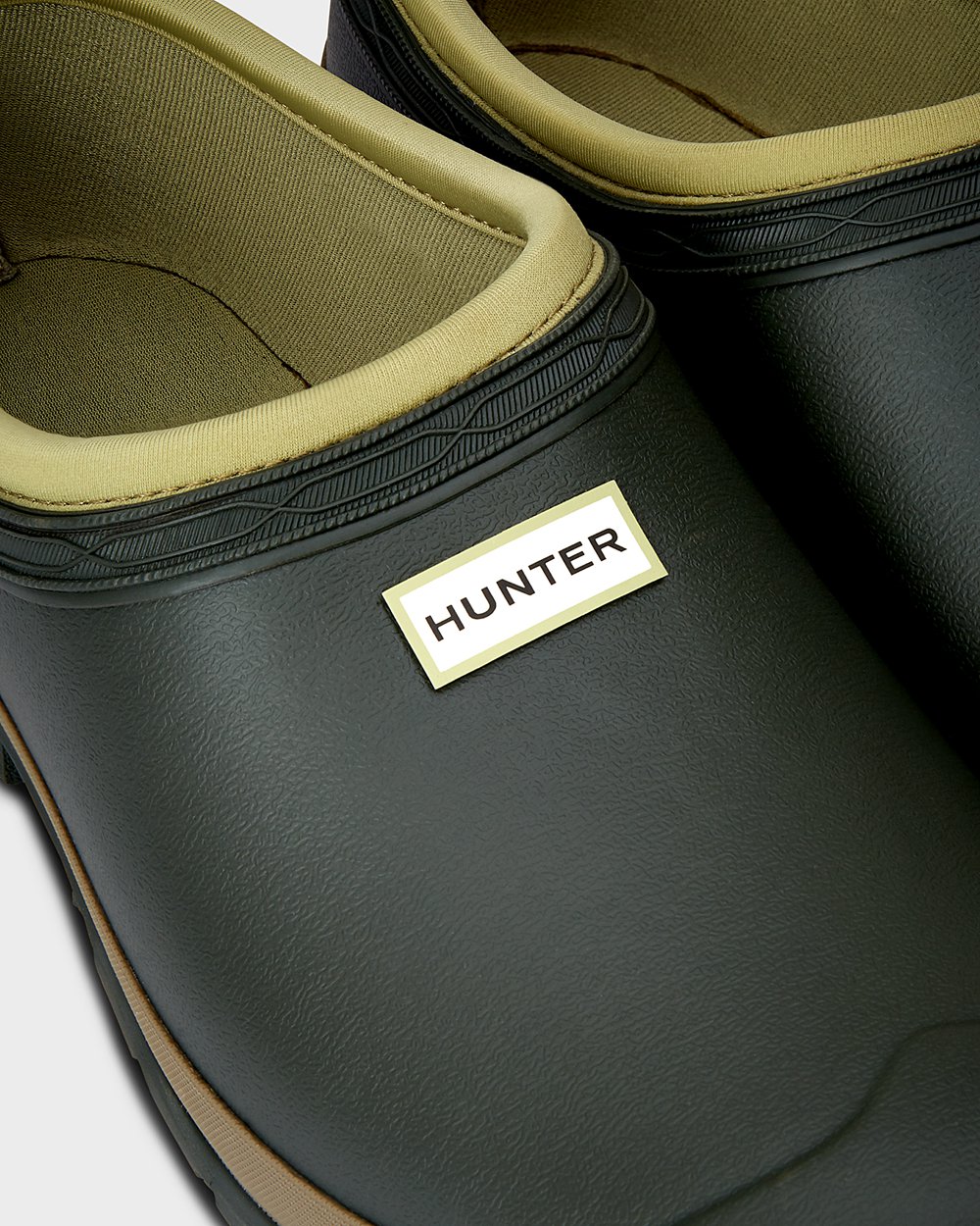 Hunter Muške Clogs Tamno Maslinasto Zelene Gardener Hrvatska 4231-ESMZT